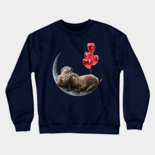 Asian small-clawed otter Crewneck Sweatshirt